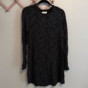 Abercrombie & Fitch Charcoal Heathered Knit Dress